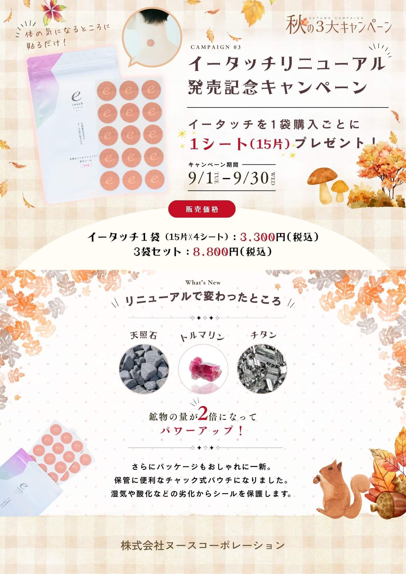 イータッチリニューアル発売キャンペーン